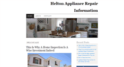 Desktop Screenshot of heltonappliance.com