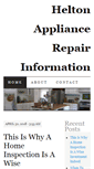 Mobile Screenshot of heltonappliance.com